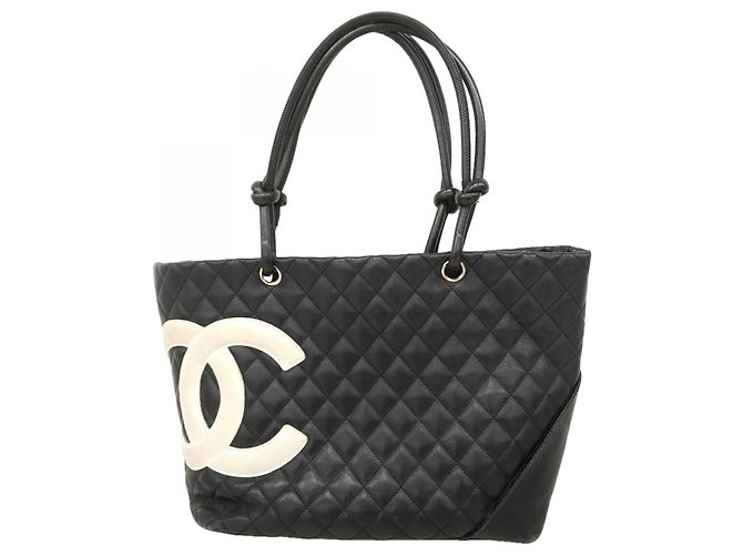 Sac cabas Chanel Cambon en agneau