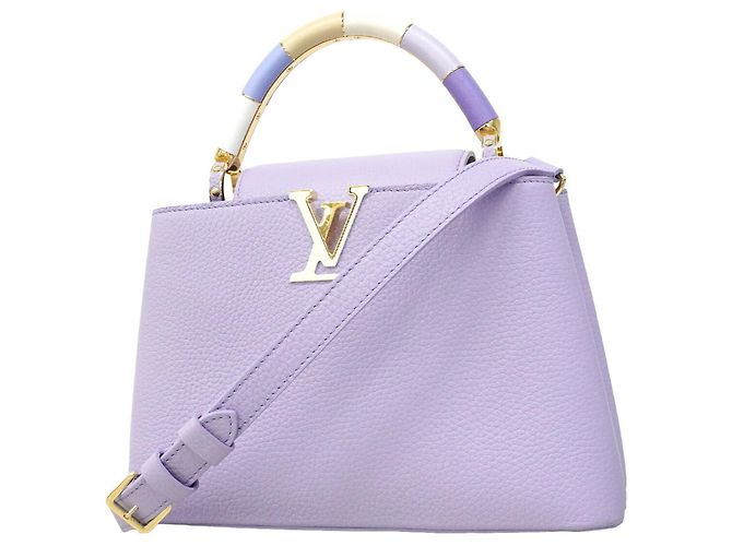 Bolsa Louis Vuitton Capucines BB Roxo
