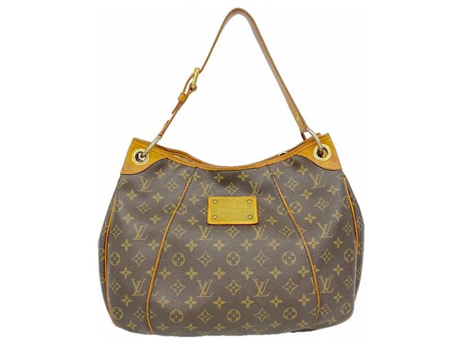 Bolso de Hombro Louis Vuitton Monogram Galliera PM Castaño