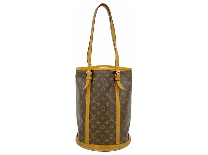 Bolsa Tote Louis Vuitton Monogram Bucket GM Marrom