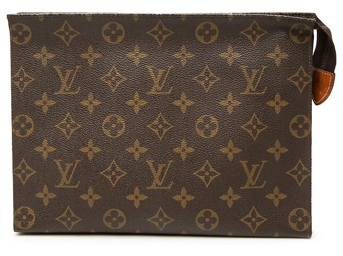 Pochette de toilette Louis Vuitton Marron Monogram 26