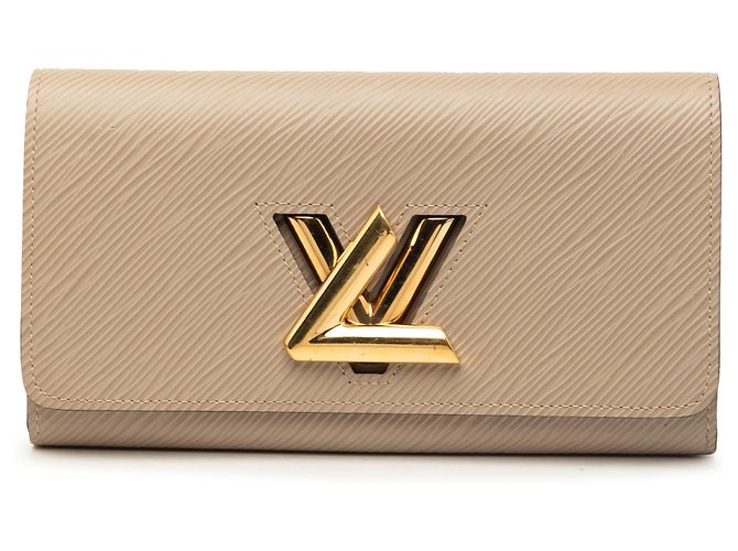 Cartera larga Louis Vuitton Beige Epi Twist
