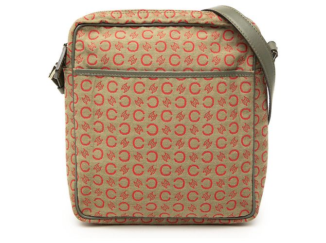 Céline Celine Beige C Macadam Canvas Crossbody