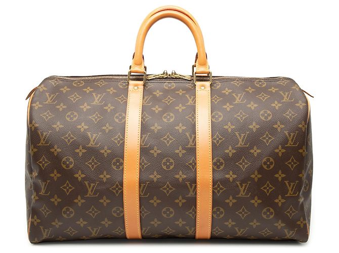 Louis Vuitton Marrom Monogram Keepall 45
