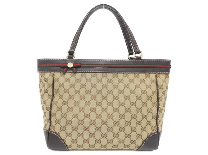 Borsa Gucci beige e marrone