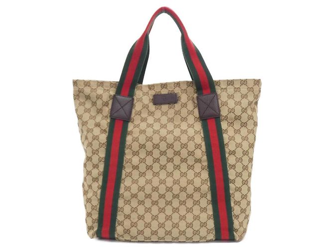 Borsa a mano Gucci beige e marrone
