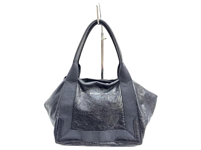 Borsa Cabas S blu navy Balenciaga