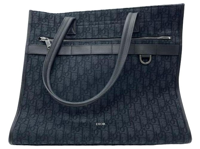 Borsa Tote Safari nera Christian Dior Nero