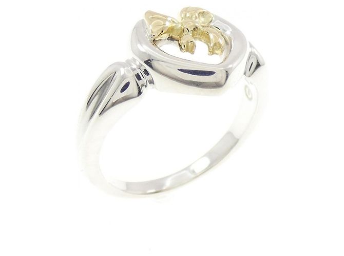 Ring Tiffany & Co. 925 750YG Silber Golden