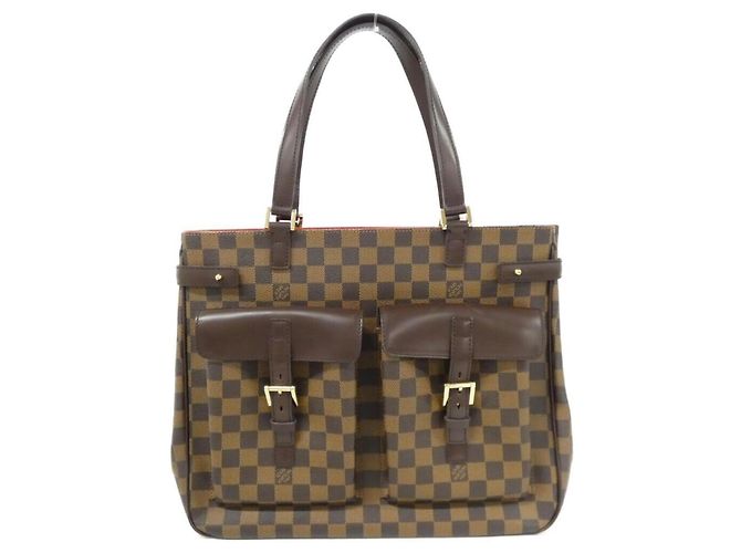 Borsa Louis Vuitton Damier Uzès Marrone