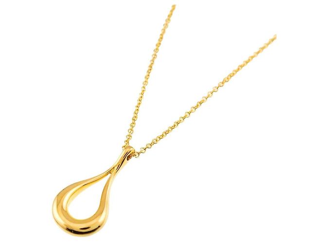 Elsa Peretti Collar Tiffany & Co. en forma de gota en oro amarillo de 18K
