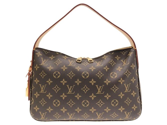 Bolsa de Ombro Louis Vuitton Monogram Slouchy PM Marrom