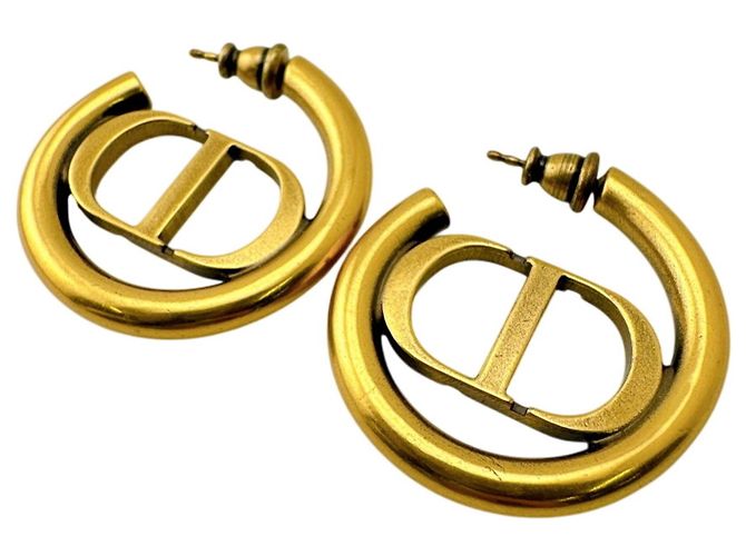 Orecchini Christian Dior Dior CD Montaigne 30 D'oro