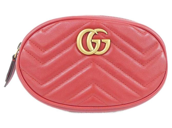 Riñonera Gucci GG Marmont roja