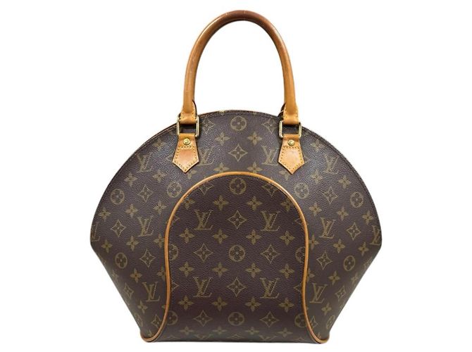 Bolsa Louis Vuitton Ellipse MM Monogram Marrom Monograma