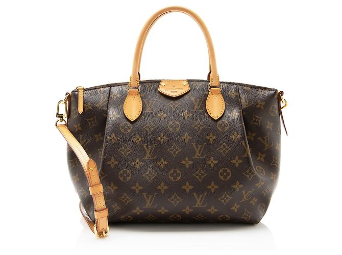 Bolsa Turenne MM em canvas Monogram Louis Vuitton Marrom