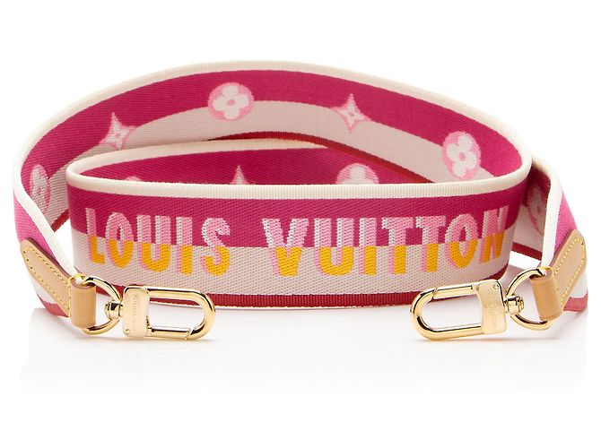 Tracolla 20 con logo jacquard Louis Vuitton Rosa