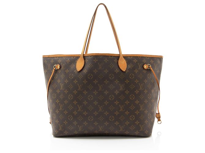 Louis Vuitton Monogram Canvas Neverfull GM Tote Brown