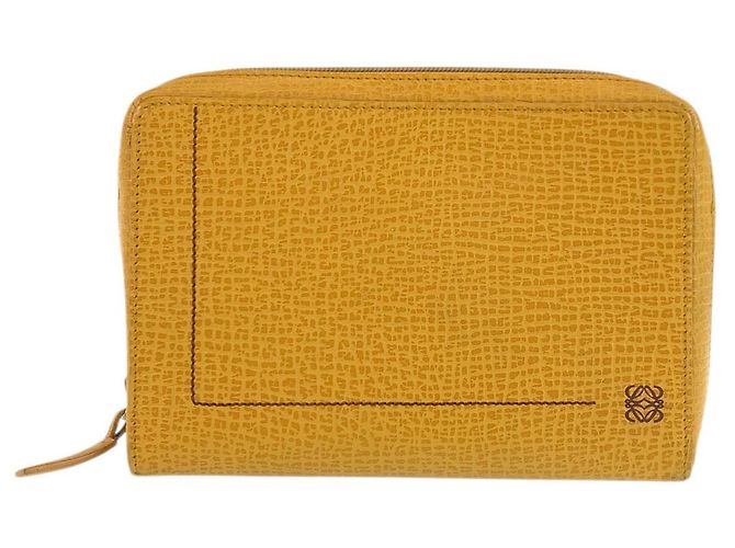 Loewe Anagram Lederpouch Gelb