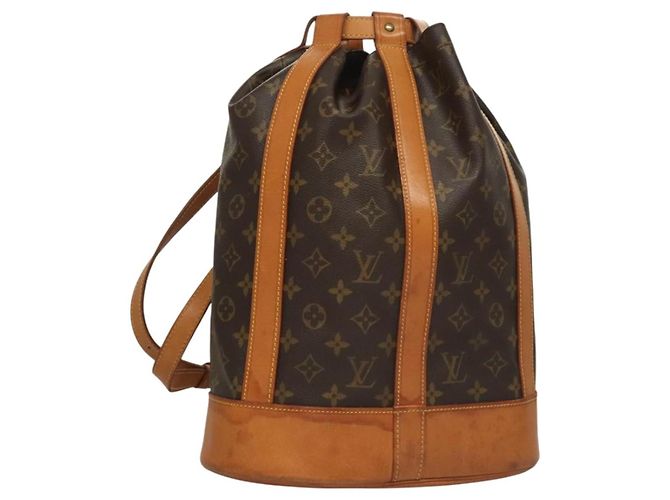 Sac à dos Louis Vuitton Randonnee Monogram Canvas PM Marron