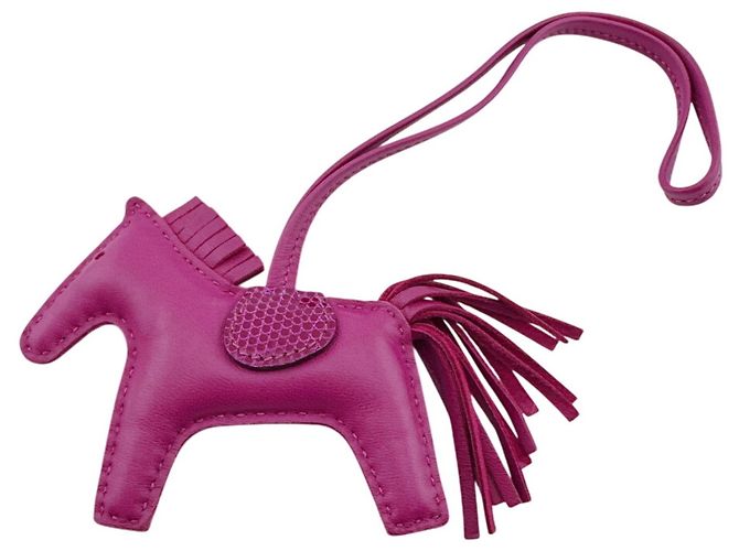 Hermès Charm Rodeo Hermes PM Roxo