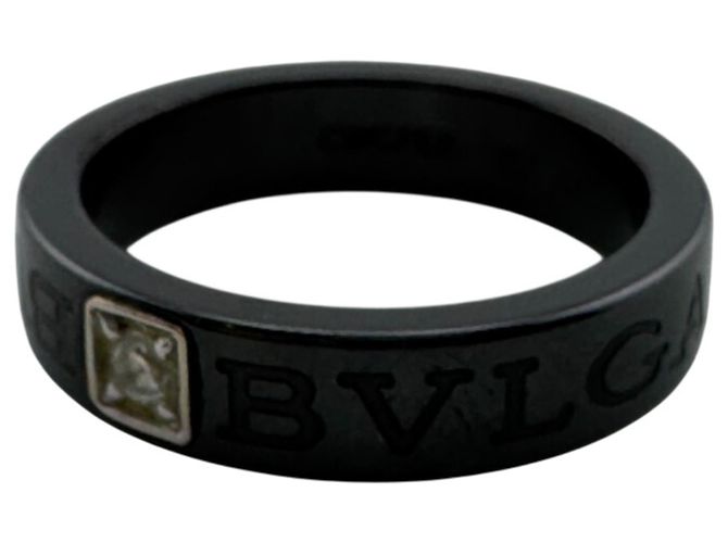 Bulgari Anello Bvlgari B.zero1 Essential in oro 18K Nero
