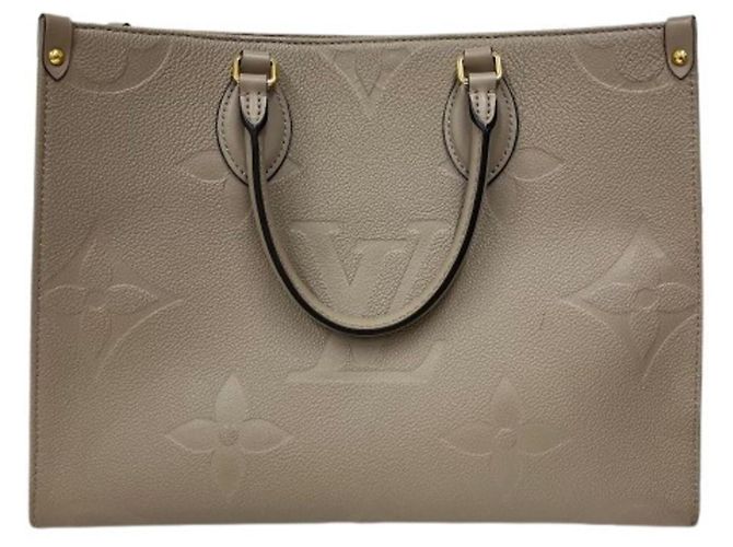Sac cabas Louis Vuitton OnTheGo MM Gris
