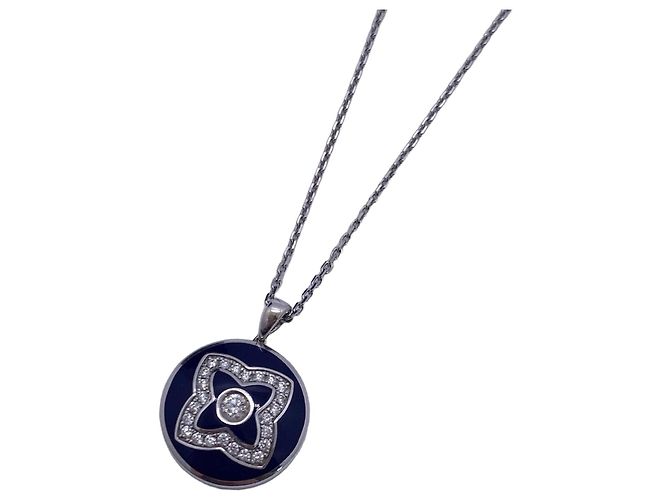 De Beers Enchanted Lotus Diamant-Halskette Silber