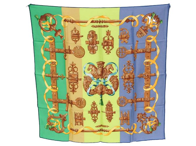 Hermès Hermes Carré 70 Cotton Multicor