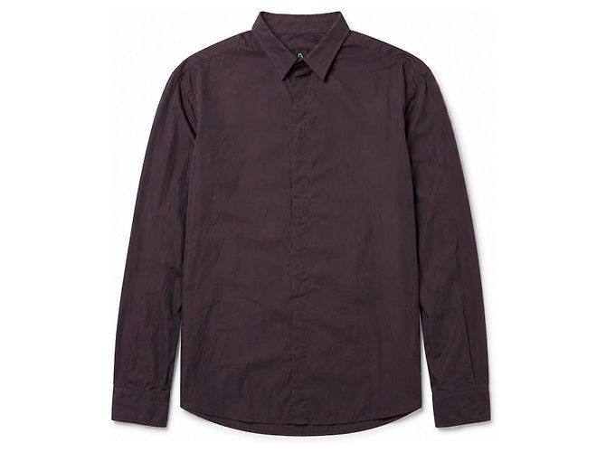 Camisa de seda Dolce & Gabbana para hombre - Burdeos