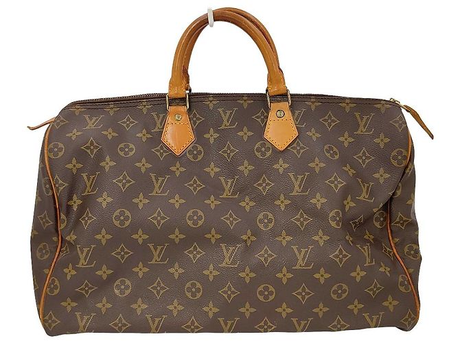 Sac à main Louis Vuitton Speedy Monogram Canvas 40 Marron