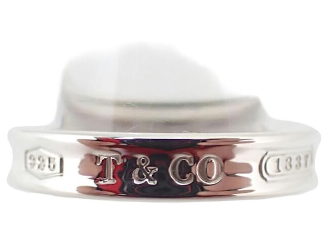 Tiffany & Co. 1837 schmaler Ring aus Sterlingsilber