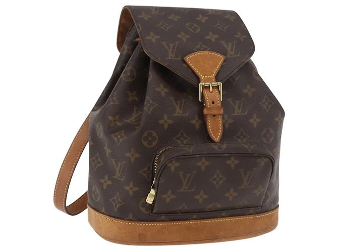 LOUIS VUITTON Zaino Monogram Montsouris MM M51136 LV Auth 182301 Monogramma