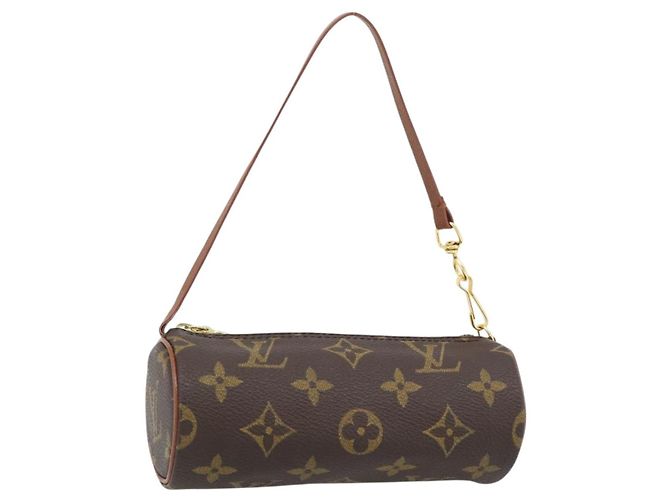 LOUIS VUITTON Monogram Papillon Pouch LV Auth 179923