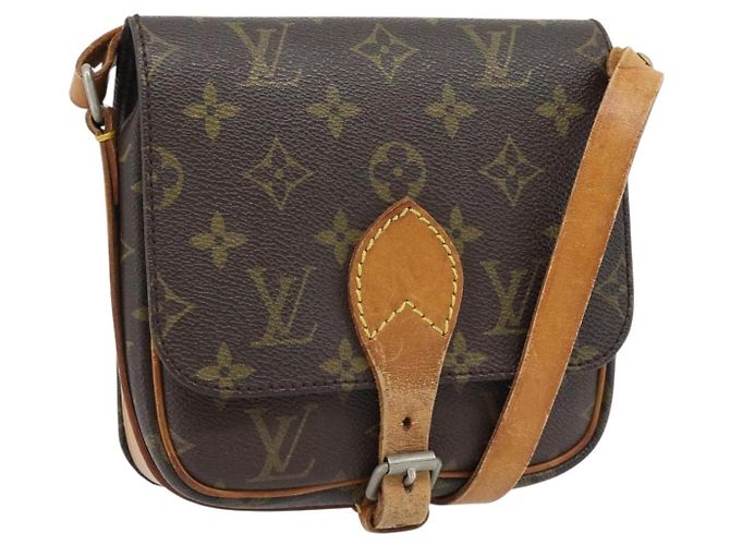 LOUIS VUITTON Bolsa de Ombro Monogram Cartouchiere PM M51254 LV Auth ka4477 Monograma