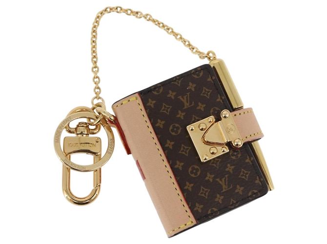 LOUIS VUITTON Monogram Couverture Carnepol Bag Charm M00992 LV Auth 167343SM