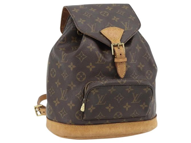LOUIS VUITTON Monogram Montsouris PM Backpack M51137 LV Auth bs35318A