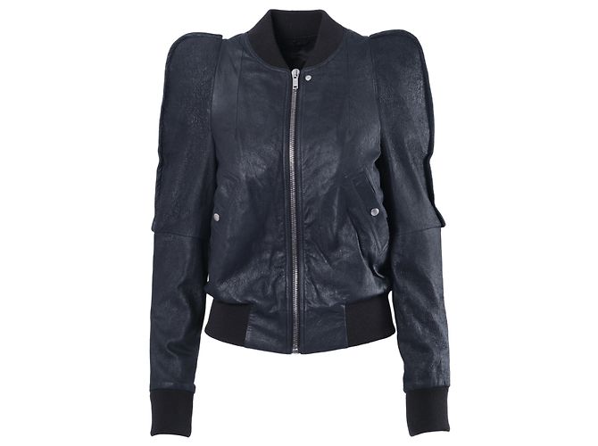 Jaqueta Rick Owens Porterville Metro Flight Preto