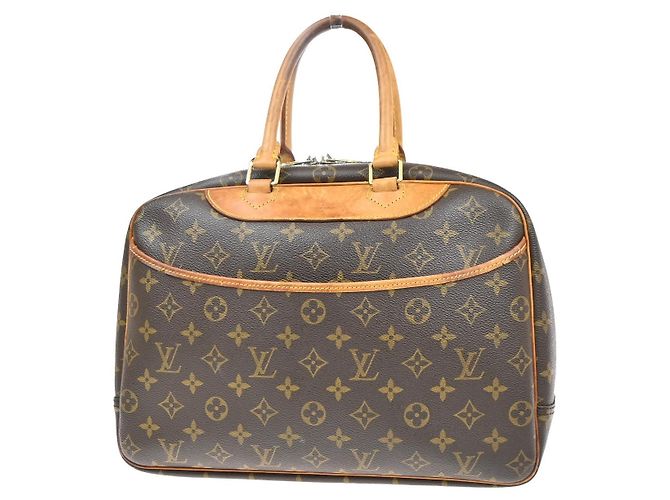Louis Vuitton Deauville Monogram Canvas 34 Marrom