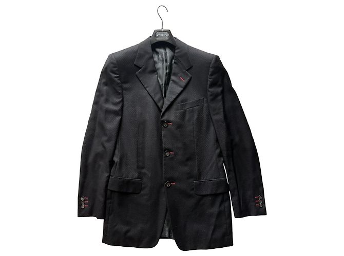 Gianni Versace Couture Black Wool Tailored Jacket