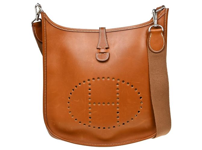 Hermès Sac Hermes Evelyne Gen III Clemence PM Marron