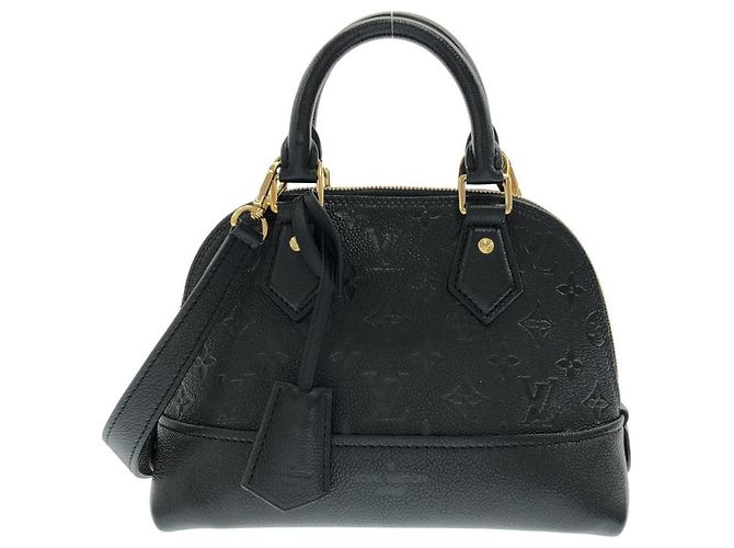 Louis Vuitton Monogram Empreinte Neo Alma BB Handbag Black