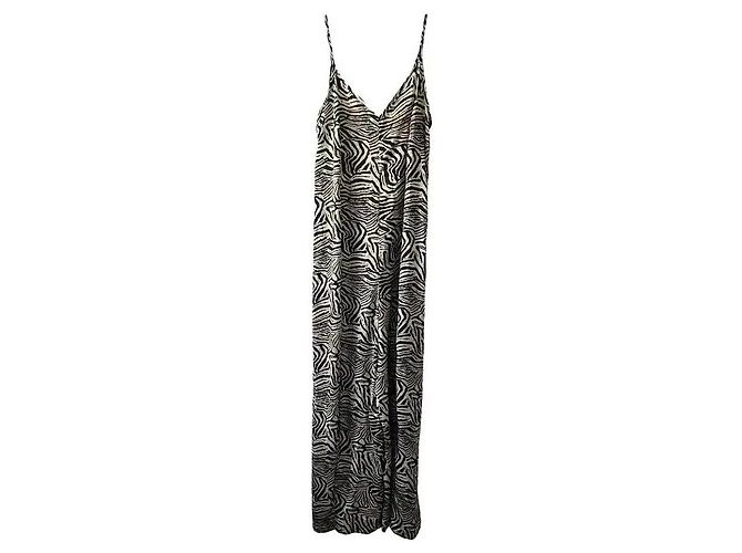 Autre Marque Mallory The Label Guava Zebra Print Jumpsuit Zebra-druck