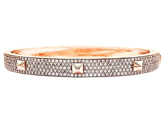 Pulseira Messika, "Spiky", ouro rosa, diamantes.