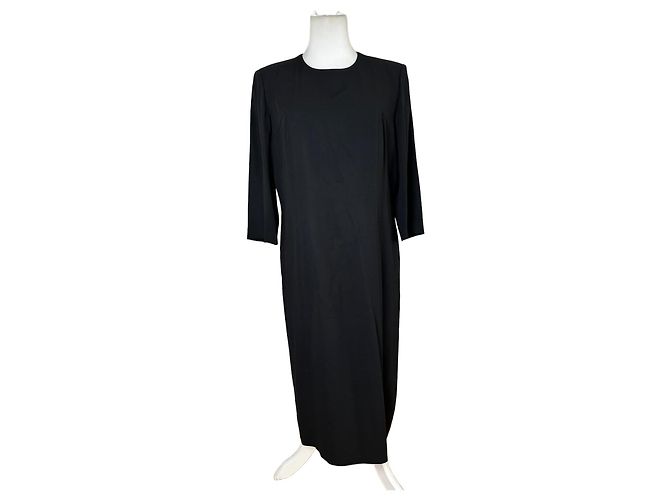 Abito midi in jersey vintage Givenchy nero M