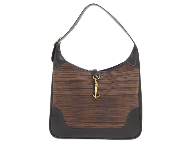 Hermès Bolso de hombro Hermes Trim 2 35cm Chocolate