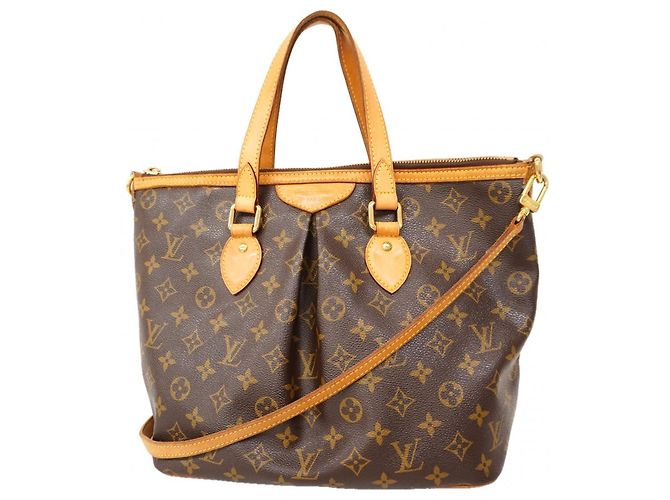 Borsa Louis Vuitton Monogram Palermo PM Marrone