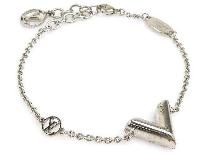 Pulseira Louis Vuitton Essential V em metal Prata