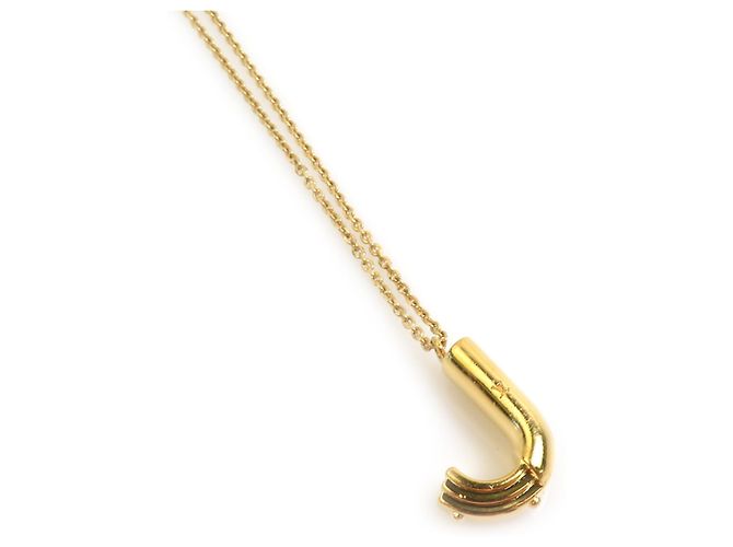 Collar Louis Vuitton LV&ME Initial J Metal Gold