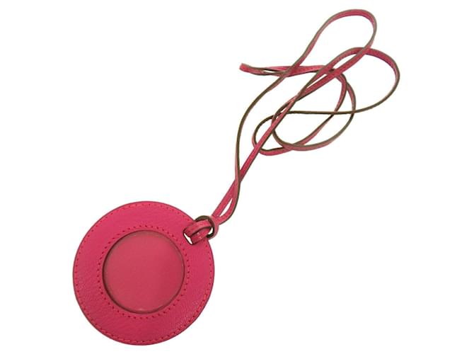 Hermès Hermes Chevre Mysore Rose Shocking Handbag Charm Pink 